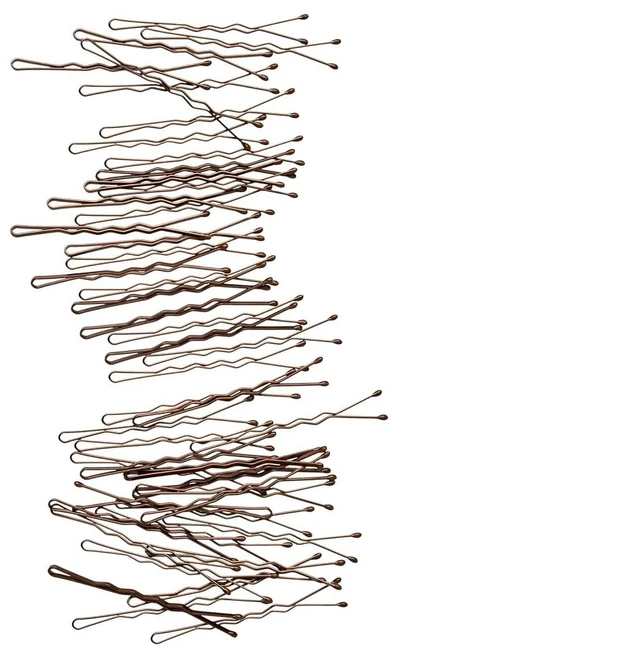 Alt view image 3 of 5 - Goody SlideProof Bobby Hair Pins, 48 Count, Brunette Brown, High Gloss, Pain-Free Styling Accessories for All Hair Types