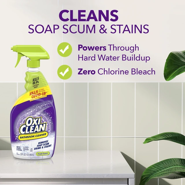Alt view image 4 of 6 - OxiClean Bathroom Cleaner, 32 oz