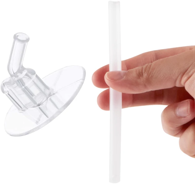 Alt view image 4 of 4 - Thermos Replacement Straws for 12oz Funtainer Bottle, Clear, 2 Count