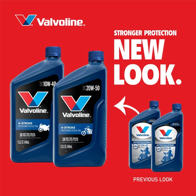 Alt view image 4 of 6 - Valvoline 4-Stroke Motorcycle 10W-40 Motor Oil 1Quart