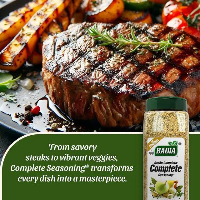 Alt view image 4 of 6 - Badia Complete Seasoning 28oz - All-Purpose Spice Blend of Garlic, Onion, Salt, Pepper, Herbs & Spices, Savory Signature Blend