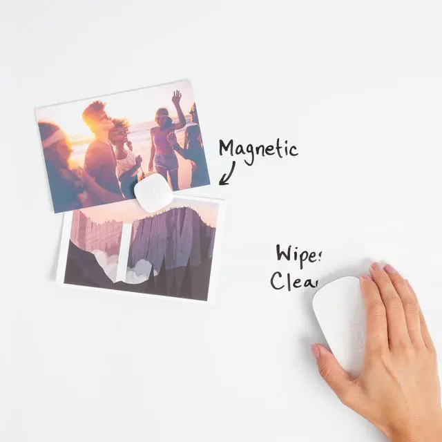 Alt view image 4 of 5 - U Brands Contempo Small Magnetic Dry Erase Board, 11" x 14", White Modern Frame, Includes Marker & Magnet
