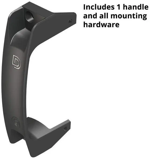 Alt view image 4 of 6 - D&D TECHNOLOGIES LL3GH Gate Handle, Reversible for Right or Left Hand, Side-Fixing Legs for Easy Alignment & Added Strength, for Square Post Gate