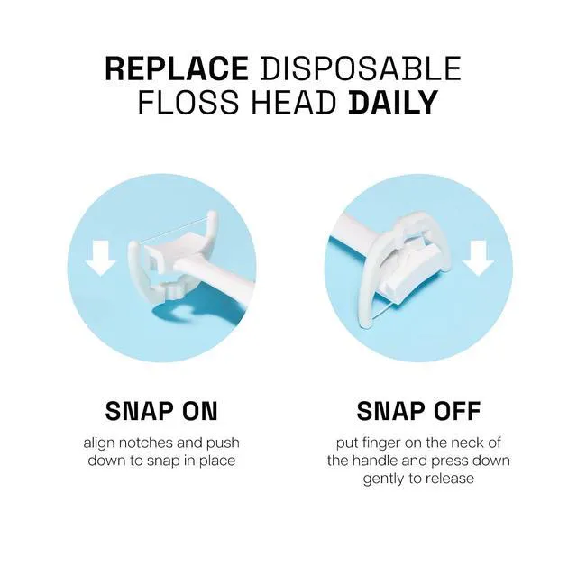 Alt view image 6 of 6 - REACH Ultraclean Access Flosser Starter Pack
