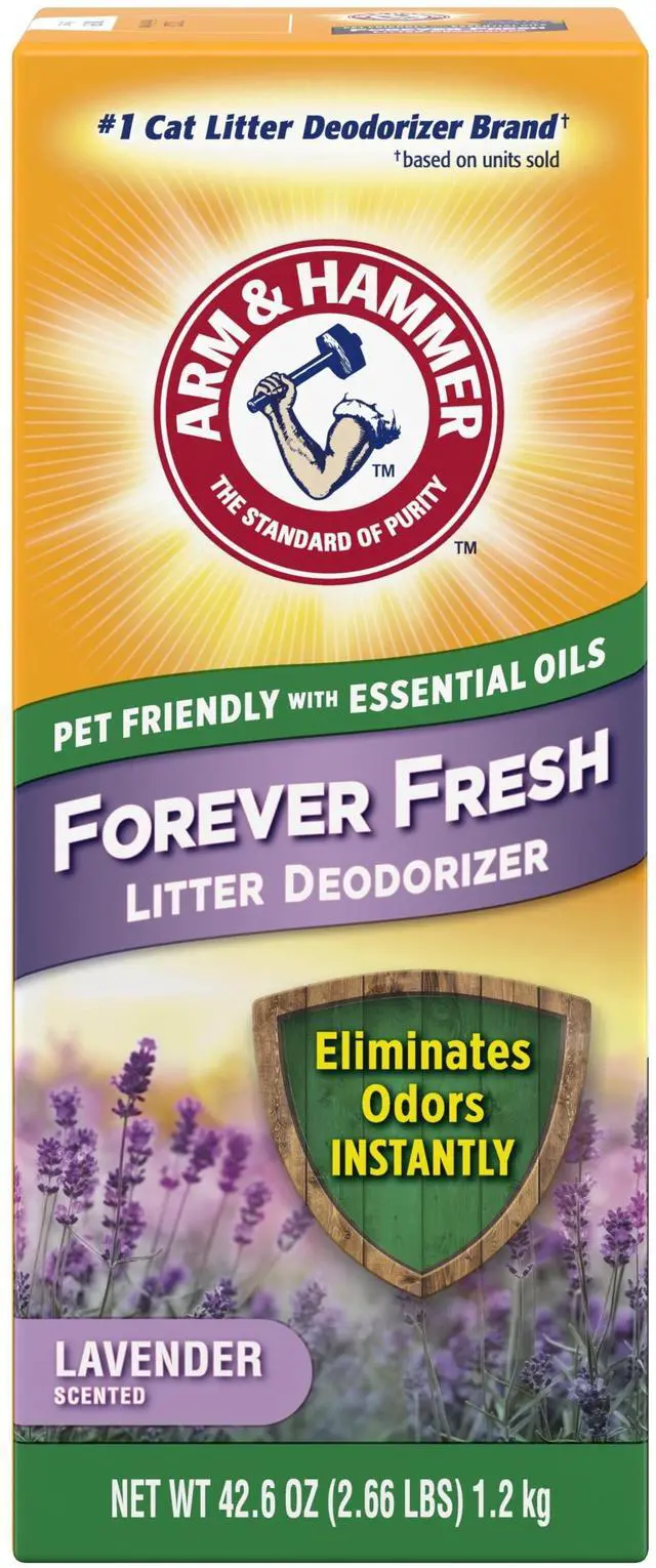 Main image of Arm & Hammer Forever Fresh Cat Litter Deodorizer, 42.6oz, Pet-Friendly Lavender Scent