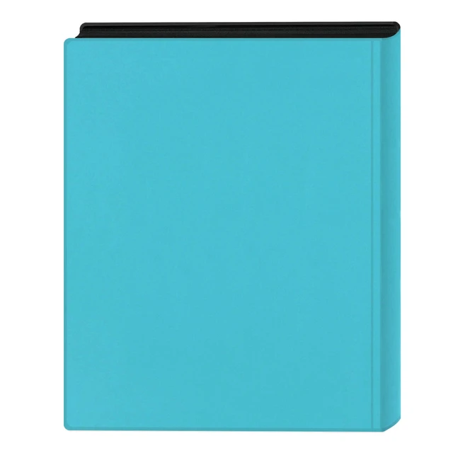 Alt view image 3 of 3 - Pioneer KZ-46/AQ Aqua Blue Mini Frame Cover Photo Album, 4"x6"