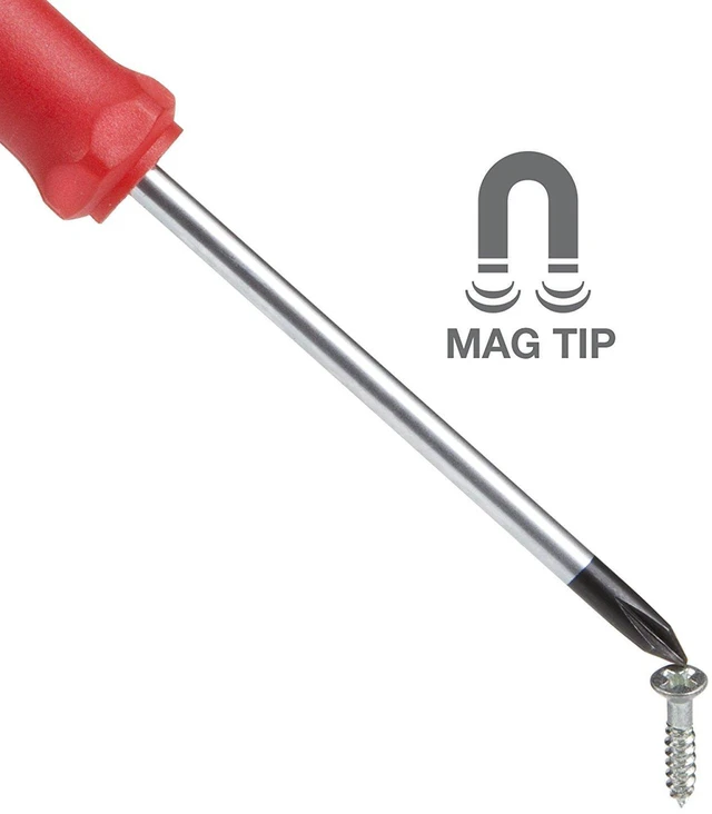 Alt view image 3 of 7 - EFFICERE 9-Piece Precision Screwdriver Set, Phillips #0 #00 #000, Flat 1.5mm 2.0mm 2.5mm, Torx T5 T6 T7, Chrome Vanadium Steel Shaft, Magnetic Tip, Ergonomic Grip, Swivel