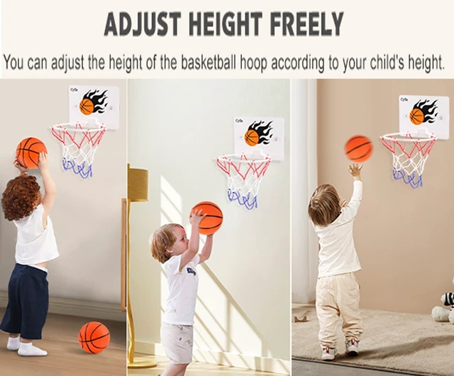 Alt view image 3 of 5 - CYFIE Suction Cup Basketball Hoop Toddler, Bathtub Bath Toys, Slam Dunk Games for Kids Girls Boys Office Desk Bathroom