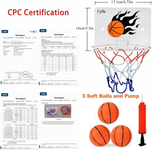 Alt view image 2 of 5 - CYFIE Suction Cup Basketball Hoop Toddler, Bathtub Bath Toys, Slam Dunk Games for Kids Girls Boys Office Desk Bathroom