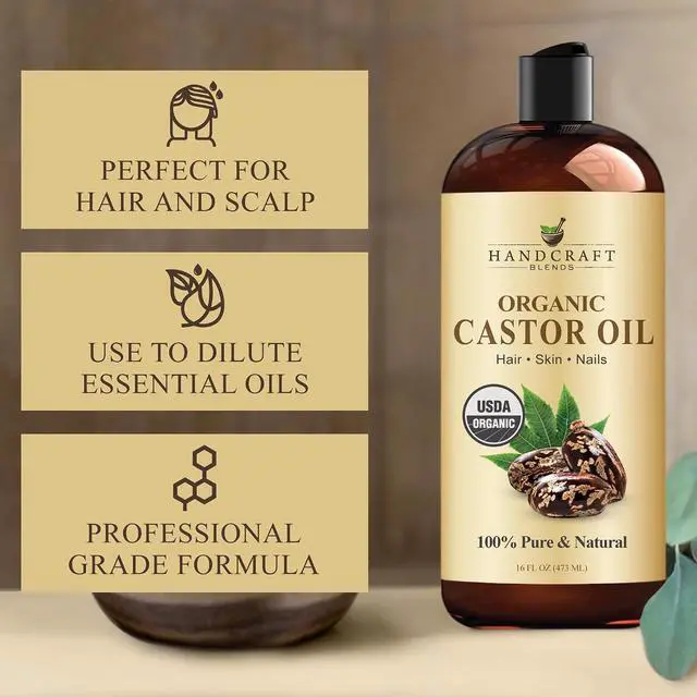 Alt view image 4 of 7 - Handcraft Blends Organic Castor Oil - 16 Fl Oz