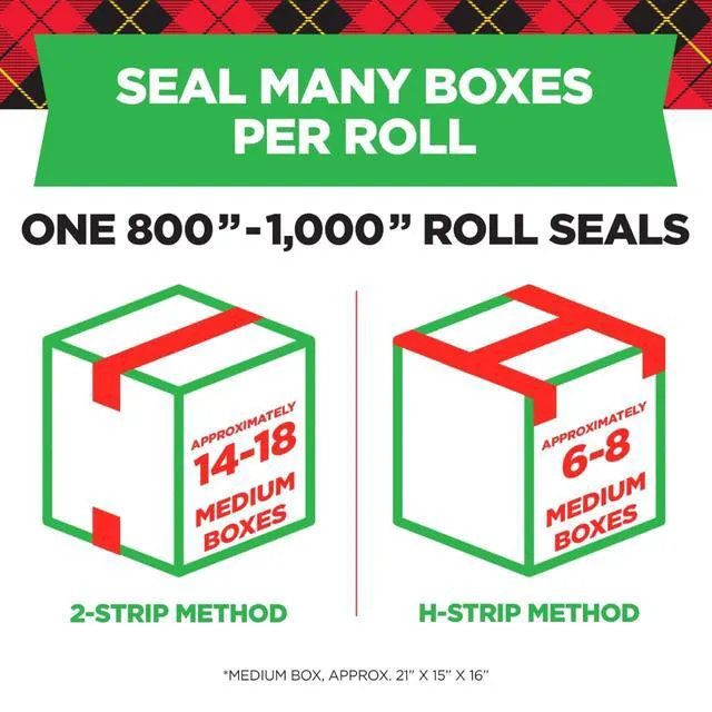 Alt view image 3 of 6 - Scotch Tough Grip Moving Packing Tape, Clear, 1.88in x 22.2yd