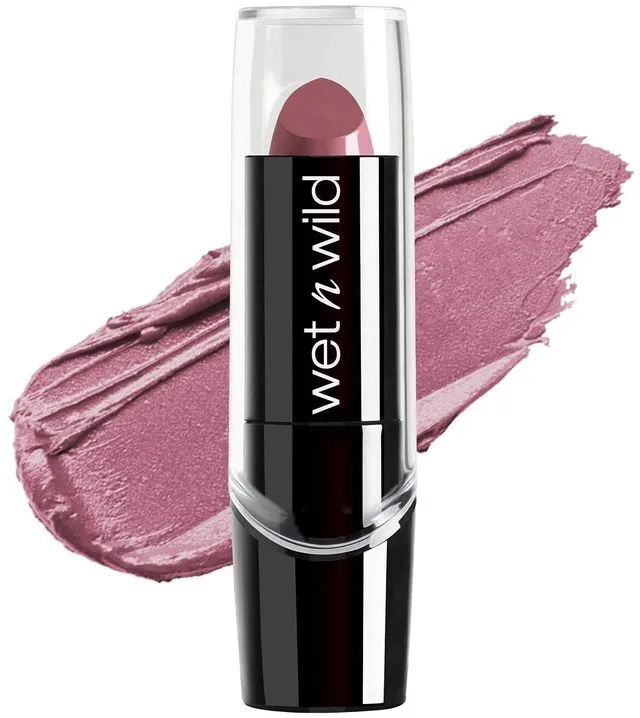 Main image of Wet n Wild Silk Finish Lipstick, Secret Muse, Hydrating Rich Buildable Lip Color with Vitamins A, E & Macadamia for Ultimate Hydration, Cruelty-Free & Vegan