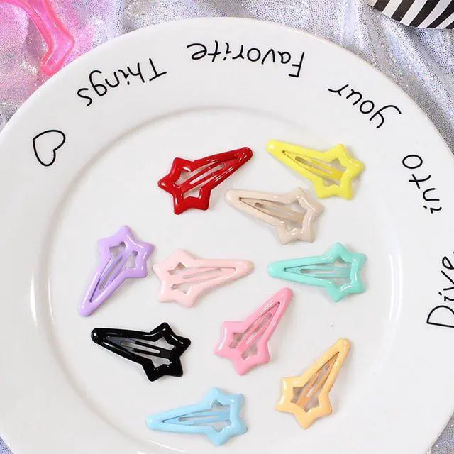 Alt view image 4 of 7 - Daycount 10pcs Colorful Stars Duckbill Hair Clips for Ladies, Teens, Girls (Random Color)