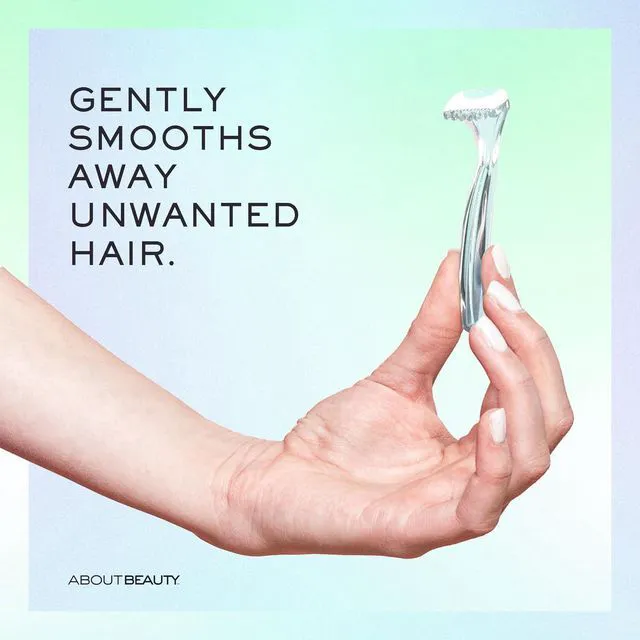 Alt view image 7 of 7 - About Body Bikini Shavers - 3 Gentle Beauty Groomers with Japanese Steel Razor, Skin-Soothing Aloe Moisture Pad for Shaving, Exfoliating & Trimming Intimate Areas