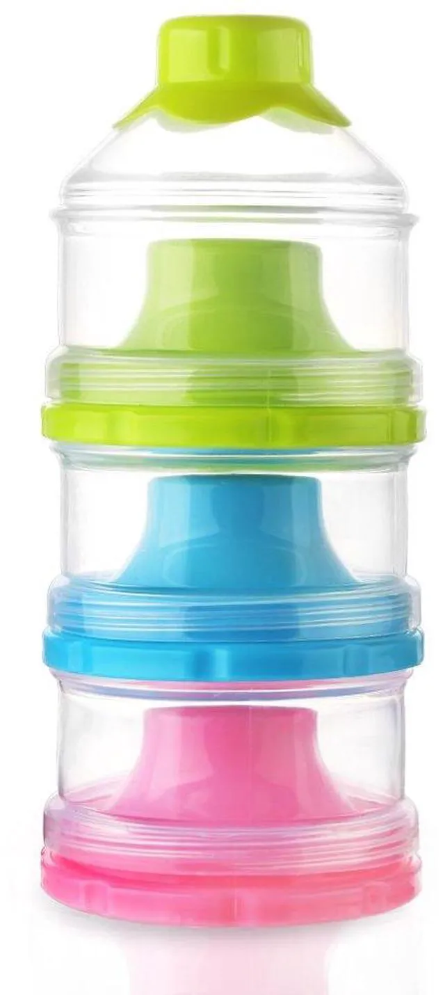 Main image of Accmor Baby Formula Dispenser, Non-Spill Stackable on the Go Snack Containers, BPA Free