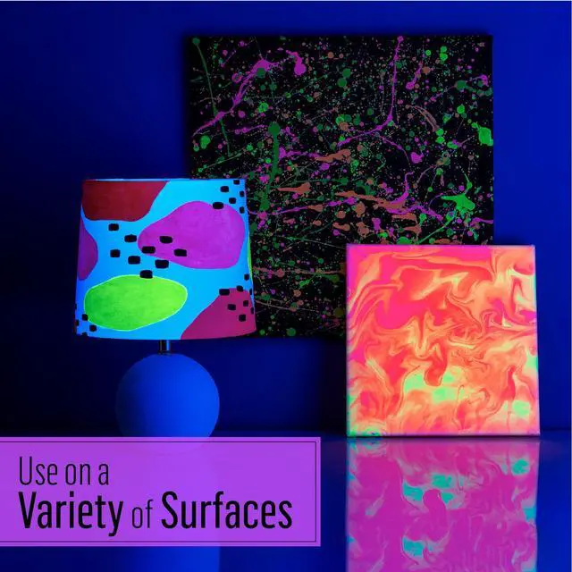 Alt view image 5 of 7 - FolkArt Glow in the Dark Acrylic Paint 8oz Neutral