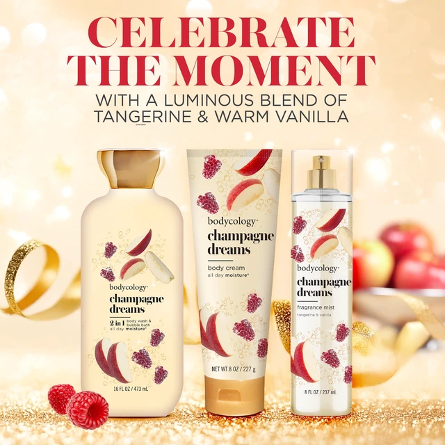 Alt view image 5 of 7 - Bodycology Long-Lasting Fragrance Body Mist, Champagne Dreams, 8fl oz