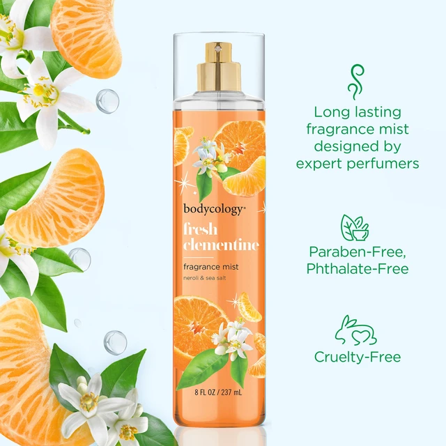 Alt view image 7 of 7 - Bodycology Fresh Clementine Long-Lasting Fragrance Body Mist, 8fl oz