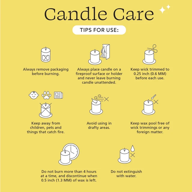Alt view image 5 of 6 - Mainstays 3-Wick Glass Jar Candle, Sweet Sugared Lemon, Yellow, 11.5oz