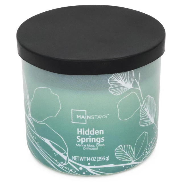 Alt view image 6 of 6 - Mainstays 3-Wick Ombre Wrap Hidden Springs Candle, 14-Ounce