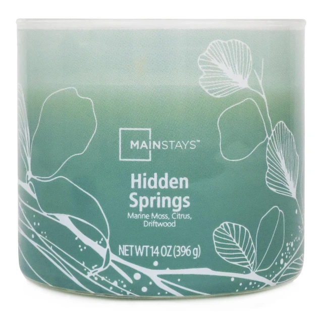 Alt view image 3 of 6 - Mainstays 3-Wick Ombre Wrap Hidden Springs Candle, 14-Ounce