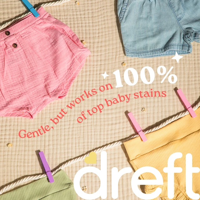 Alt view image 5 of 6 - Dreft Unscented Liquid Laundry Detergent for Babies, Tackles 100% of Common Baby Stains, 42 fl oz, 32 Loads