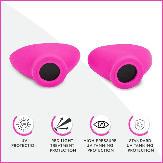 Alt view image 3 of 6 - Super Sunnies Slim Flex Strapless UV Eye Goggles, FDA Compliant