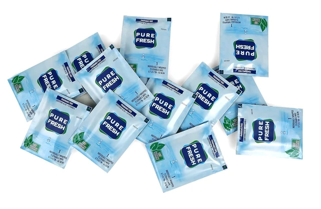 Alt view image 4 of 5 - PureFresh Flushable Wet Wipes Individually Wrapped for Travel, 40 Singles