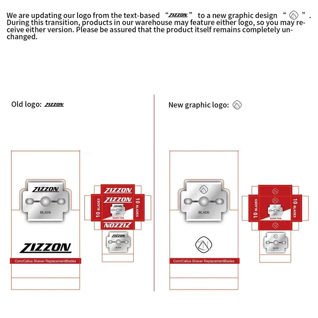 Alt view image 6 of 6 - ZIZZON Callus Shaver Replacement Blades 100 Count