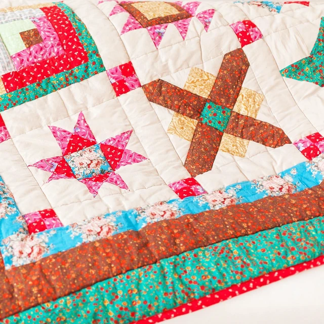 Alt view image 7 of 7 - 150Pcs 4"x4" (10x10cm) Cotton Craft Fabric Pre-Cut Quilt Squares, DIY Sewing Quarters, Patchwork Sheets