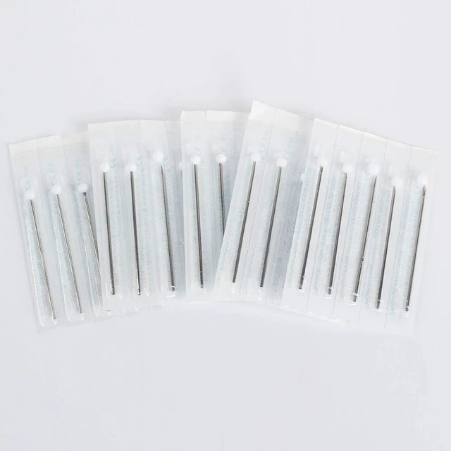 Alt view image 3 of 4 - 20G 5 Pieces Body Ear Navel Nose Lip Nipple Piercing Needles