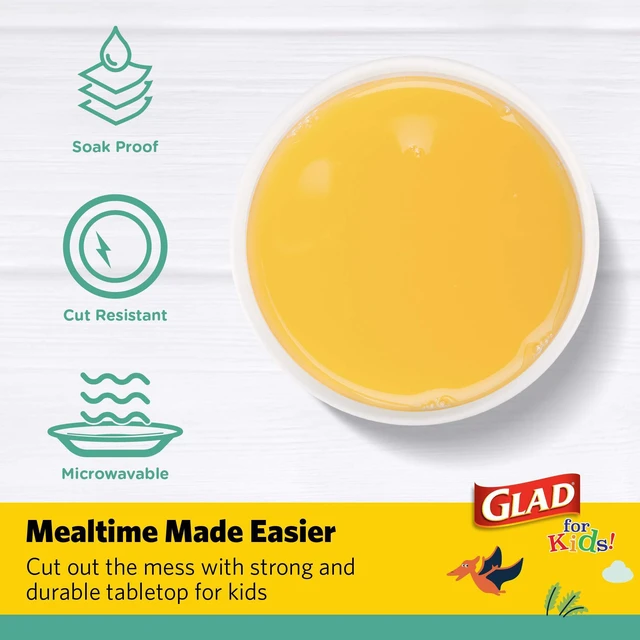 Alt view image 4 of 6 - Glad for Kids Disposable Paper Cups, 9Oz, 20Count, Dinosaurs
