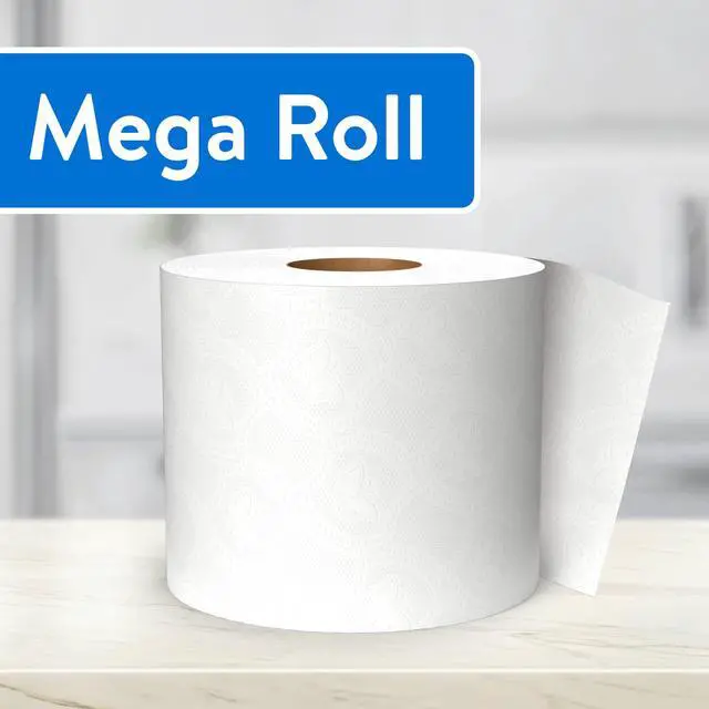 Alt view image 2 of 6 - Great Value Soft & Strong Toilet Paper, 12 Mega Rolls, 380 Sheets per Roll