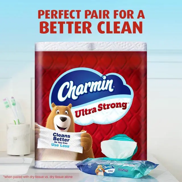 Alt view image 6 of 7 - Charmin Ultra Strong Toilet Paper 6 Mega Rolls, 220 Sheets Per Roll