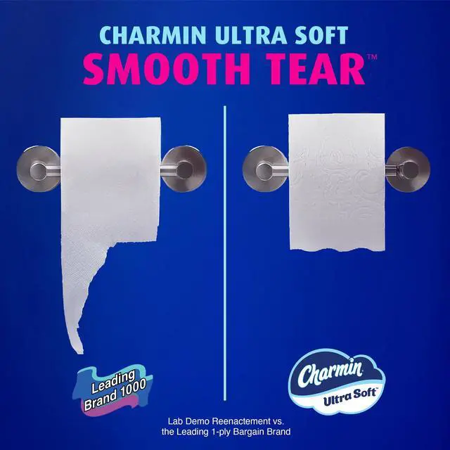Alt view image 7 of 7 - Charmin Toilet Paper Ultra Soft, 6 Mega Rolls