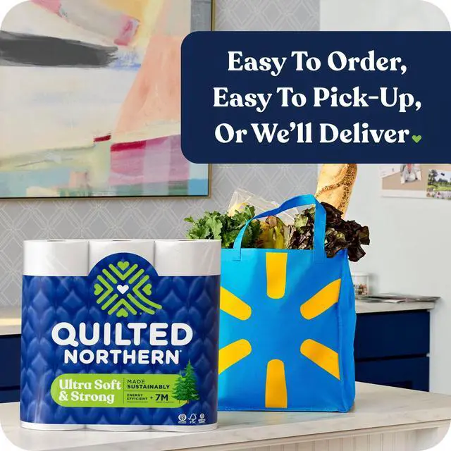 Alt view image 7 of 7 - Quilted Northern Ultra Soft & Strong 2-Ply Toilet Paper, 12 Mega Rolls, 295 Sheets per Roll