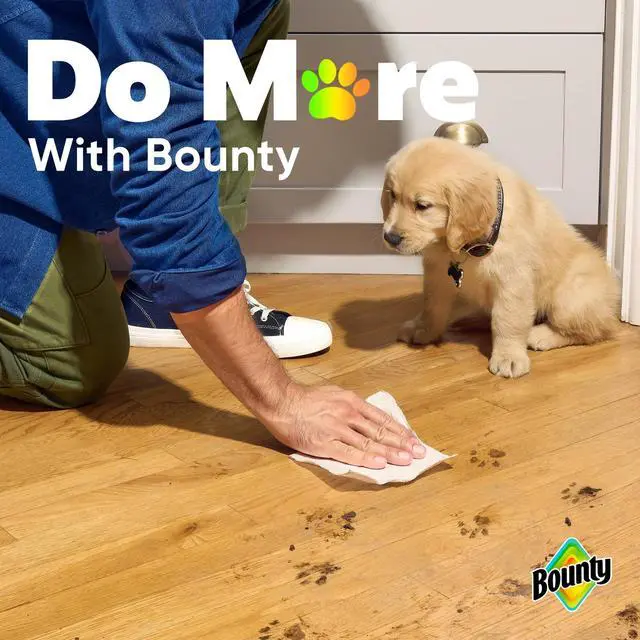 Alt view image 3 of 7 - Bounty Paper Towels Select-A-Size White, 1 Mega Roll, 164 Sheets per Roll, Wet Strength Prevents Tearing During Cleaning