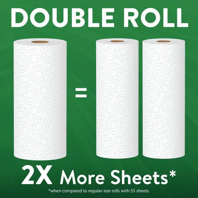 Alt view image 4 of 7 - Great Value Ultra Strong Paper Towels, 6 Double Rolls, Enhanced Wet Strength Resists Ripping During Tough Cleaning