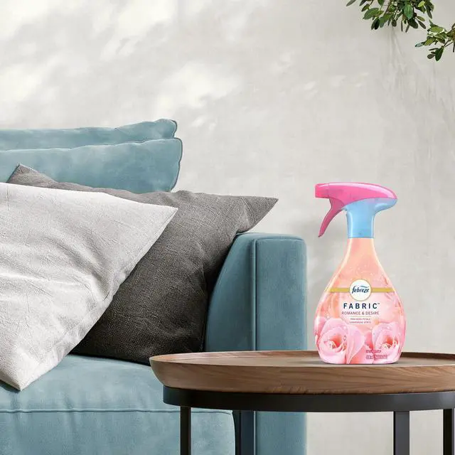 Alt view image 5 of 7 - Febreze Odor-Fighting Fabric Refresher Romance & Desire 23.6oz, Eliminates Stubborn Odors Instead Of Simply Covering Them