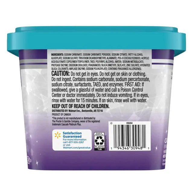 Alt view image 4 of 7 - Great Value Premium Plus Dishwasher Pacs, Fresh Scent, 47 Count, Prevents Water Spots To Keep Dishes Sparkling Clean