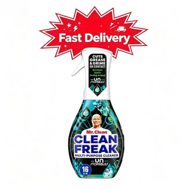 Main image of Mr. Clean Clean Freak All Purpose Cleaner Spray, Multi-Surface Cleaning, Unstopables Scent, 16 fl oz, Safe for countertops, tiles and many hard household surfaces