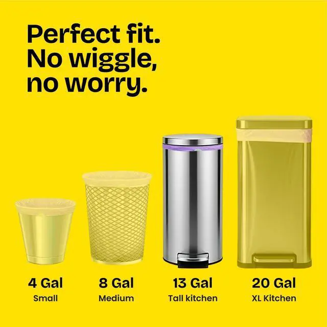 Alt view image 4 of 7 - Glad ForceFlex MaxStrength 13-Gallon Purple Drawstring Tall Kitchen Bags, Gain Moonlight Breeze Scent, 20 Bags, Convenient drawstring design enables simple lifting and sealing