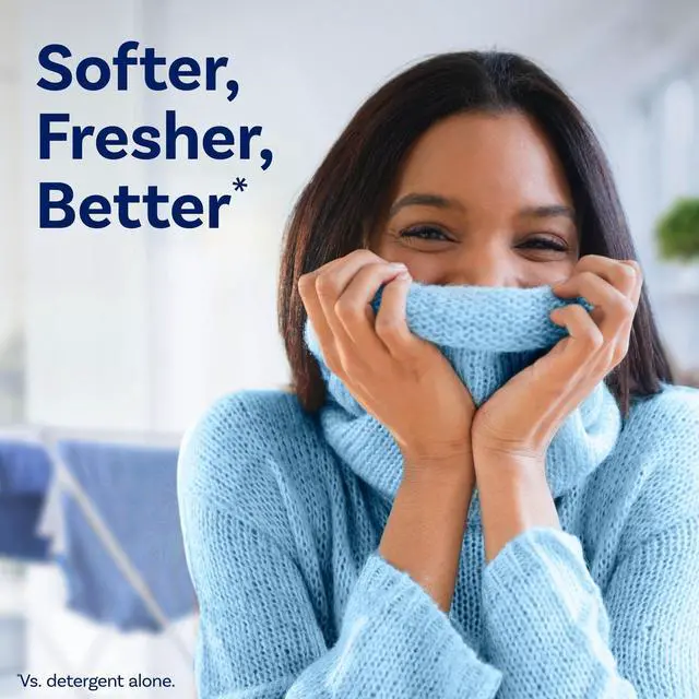 Alt view image 4 of 7 - Downy Liquid Laundry Fabric Softener and Conditioner, Cool Cotton Scent, 44 fl oz, 60 Loads, Helps minimize fabric wrinkles for simpler laundry care