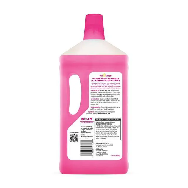 Alt view image 2 of 7 - The Pink Stuff, Miracle All-Purpose Liquid Floor Cleaner, 31 fl. oz.