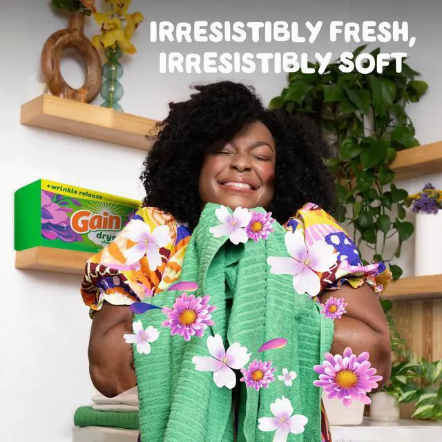 Alt view image 3 of 7 - Gain Dryer Sheets, Moonlight Breeze Scent, 120 Count, Leaves laundry with refreshing and long-lasting fragrance