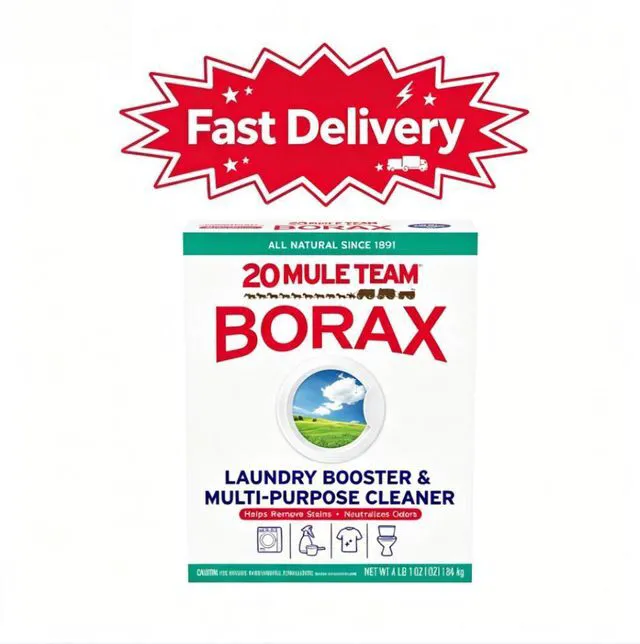 Main image of 20 Mule Team All Natural Borax Laundry Detergent Booster & Multi-Purpose Household Cleaner, 65 Ounce