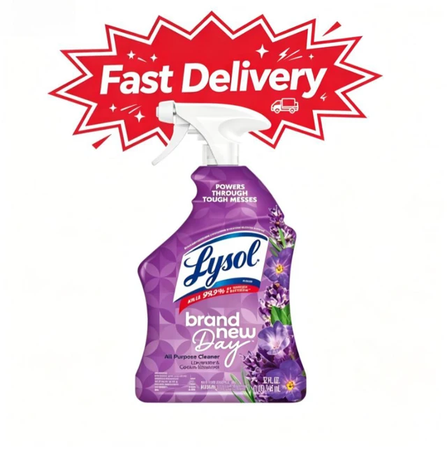 Main image of Lysol® All-Purpose Cleaner, Sanitizing and Disinfecting Spray, Lavender & Cotton Blossom, 32 fl oz