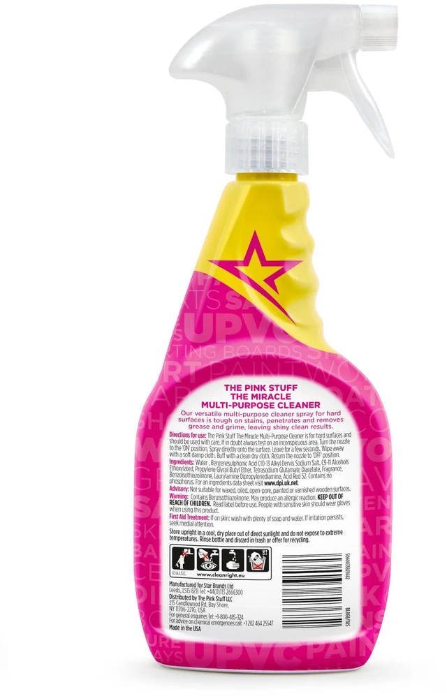 Alt view image 5 of 5 - Stardrops the Pink Stuff Miracle Multi-Purpose Cleaner Spray, 25FL OZ