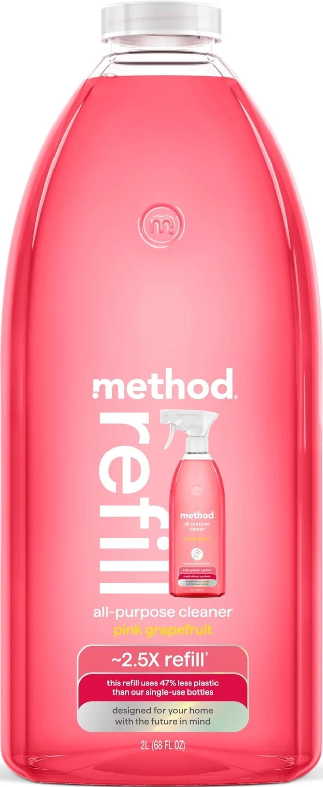 Main image of Method All-Purpose Cleaner Refill, Pink Grapefruit, 68 fl oz