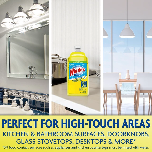 Alt view image 2 of 6 - Windex Multipurpose Disinfectant Cleaner Spray Refill, 67.6Oz